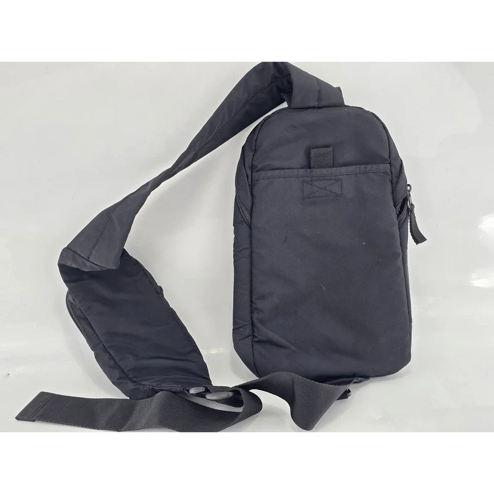 Adidas Sling Bag Unisex OS Black Crossbody Shoulder Backpack - Excellent